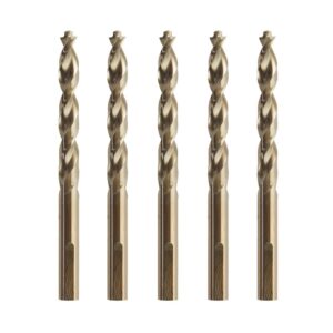 Set 5 burghie pentru metal DeWALT DT4945, tip HSS-E, cobalt, 11.0x94x142 mm