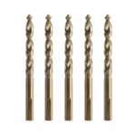 Set 5 burghie pentru metal DeWALT DT4946, tip HSS-E, cobalt, 11.5x91x142 mm