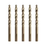 Set 5 burghie pentru metal DeWALT DT4948, tip HSS-E, cobalt, 12.5x98x151 mm