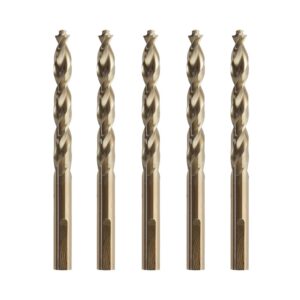 Set 5 burghie pentru metal DeWALT DT4948, tip HSS-E, cobalt, 12.5x98x151 mm