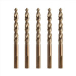 Set 5 burghie pentru metal DeWALT DT4949, tip HSS-E, cobalt, 13.0x101x151 mm