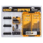Set insurubare si gaurire Extreme 2 Dewalt DT70759, 63 piese, cutie medie TOUGHCASE™