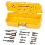 Set insurubare DeWALT DT7918, 15 piese, cutie magnetica