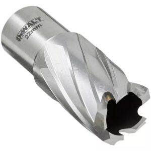 Carota HSS DeWALT DT8404, 22 x 25 mm, prindere Weldon 19 mm, metal