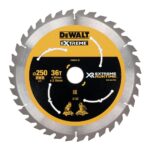 Disc Dewalt DT99572 pentru fierastrau circular, D 250x30x2.16 mm, 36 dinti, pentru taiere extra-fina, seria Extreme Runtime