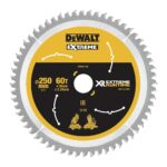 Disc Dewalt DT99573 pentru fierastrau circular, D 250x30x2.16 mm, 60 dinti, pentru taiere extra-fina, seria Extreme Runtime