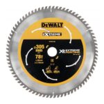 Disc Dewalt DT99576 pentru fierastrau circular, D 305x30x2.16 mm, 78 dinti, pentru taiere extra-fina, seria Extreme Runtime
