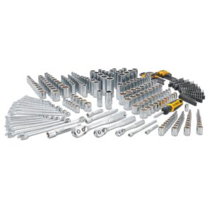 Trusa asamblari mecanice 341 piese Dewalt DWMT45341-1, 1/4" - 3/8" - 1/2", metric / SAE