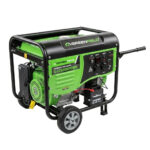 Generator de curent pe benzina Greenfield G-EC6800PEWN, portabil, monofazat, 6.1 kVA, pornire electrica