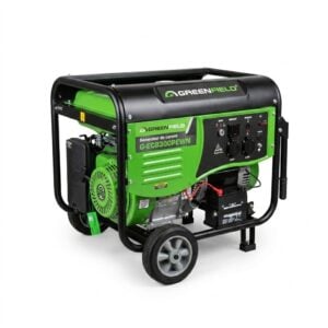 Generator de curent pe benzina Greenfield G-EC8300PEWN, portabil, monofazat, 7.7 kVA, pornire electrica