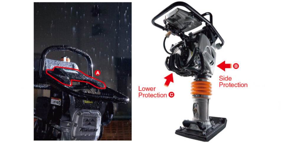 Mai compactor Mikasa MTX-60 — imaginea 6