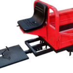 Remorca motocultor Rotakt REM400, capacitate 400 kg, basculabila