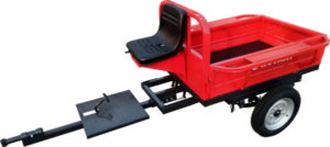Remorca motocultor Rotakt REM400, capacitate 400 kg, basculabila