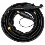 Pistolet TIG WP26 cu clapeta, racire aer, 5 pini JASIC